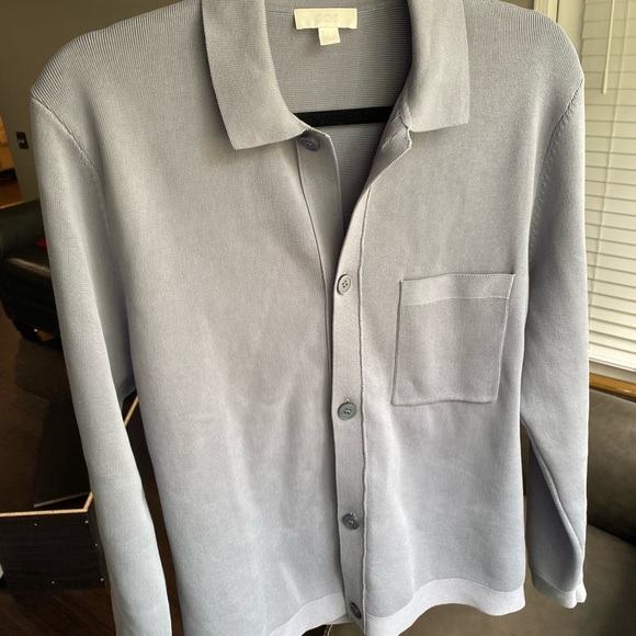 COS knit jacket steel blue - Picture 2 of 2
